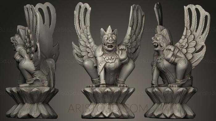 Figurines heroes, monsters and demons (STKM_0018) 3D model for CNC machine